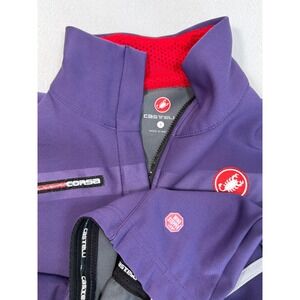 Castelli Gabba Womans Purple Windstopper Cycling Jacket Long Sleeve Large 5982